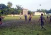 গ্রামের ফুটবলে মেতে উঠলেন মাশরাফি