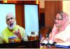 তিন প্রকল্পের উদ্বোধন করলেন হাসিনা-মোদি