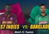 উইন্ডিজদের বিপক্ষে আজ মাঠে নামবে টাইগাররা