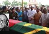 কাকরাইলে জাতীয় পার্টির কার্যালয়ে এরশাদের মরদেহ