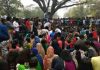 চতুর্থ দিনের মতো বঙ্গবন্ধু বিশ্বাবিদ্যালয়ের চলছে আন্দোলন, উত্তাল ক্যাম্পাস