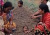 সূর্যগ্রহণকালে মাটিতে পুঁতে রাখা হলো বিকলাঙ্গ শিশুদের