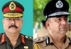 কক্সবাজারে মেজর সিনহা হত্যার স্থান পরিদর্শনে সেনা প্রধান ও আইজিপি