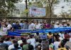 প্রেসক্লাবের সামনে যুবদলের সমাবেশ