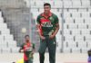 তাসকিনের ৩ উইকেট