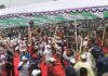 আ. লীগের সম্মেলনে কেন্দ্রীয় নেতাদের সামনে সংঘর্ষ, আহত ২০