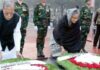 জাতীয় স্মৃতিসৌধে রাষ্ট্রপতি ও প্রধানমন্ত্রীর ফুলেল শ্রদ্ধা