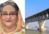 পদ্মা সেতু হয়ে টুঙ্গিপাড়ার পথে প্রধানমন্ত্রী