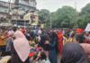 টিয়ারশেল-সাউন্ড গ্রেনেড নিক্ষেপ, কাকরাইলে জবি শিক্ষার্থীদের অবস্থান